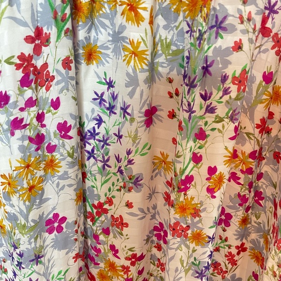 J.JILL FLORAL RUFFLED HEM MAXI DRESS $147 Large - Picture 6 of 10